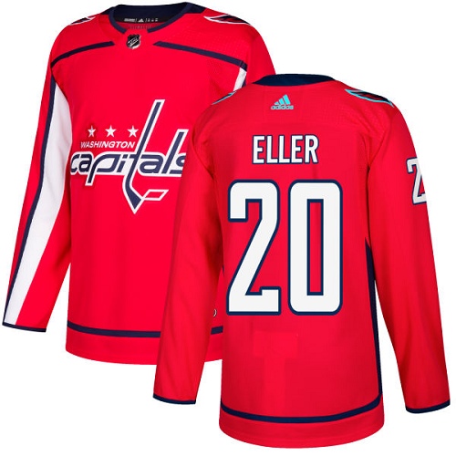 Adidas Men Washington Capitals #20 Lars Eller Red Home Authentic Stitched NHL Jersey